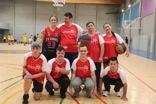 Aspromivise y el CB Genovés comparten pista en la liga valenciana de baloncesto inclusivo