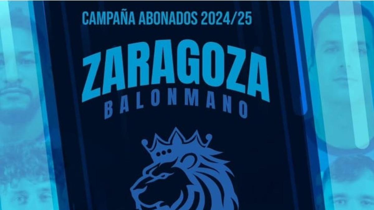 Imagen de la campaña de abonados del BM Contazara.