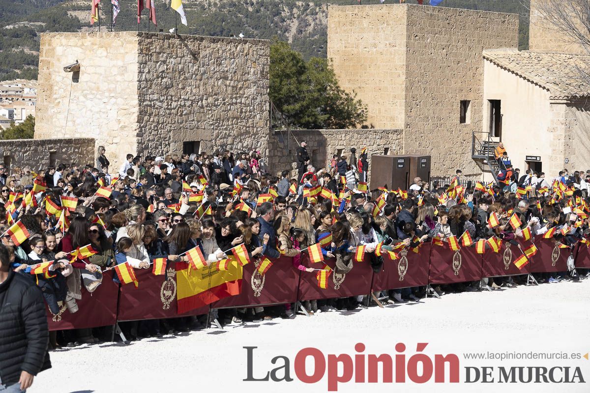 Visita de los reyes de España a Caravaca (explanada de la Basílica)
