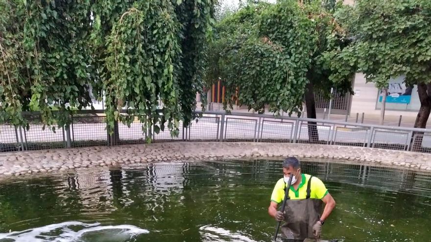 Nuevo sistema de oxigenación para los lagos de Murcia