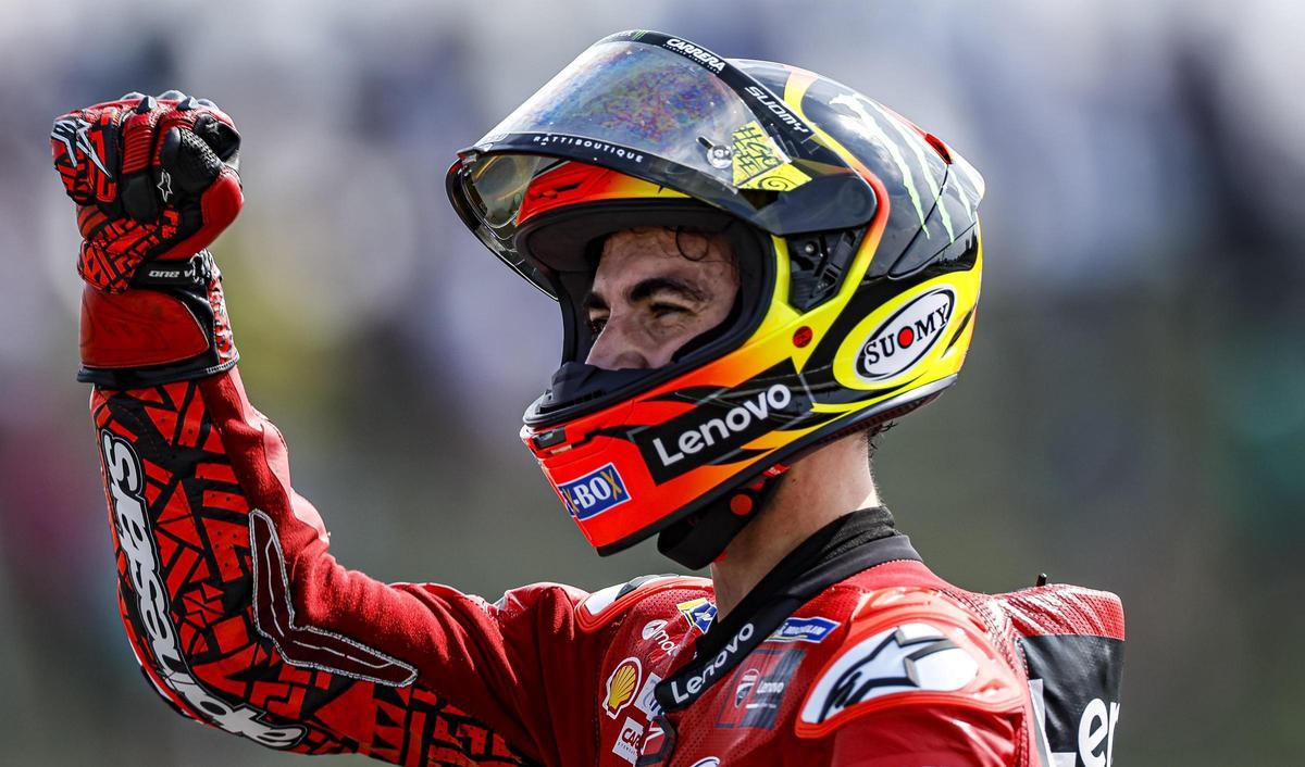 Francesco 'Pecco' Bagnaia, piloto del Lenovo Ducati.