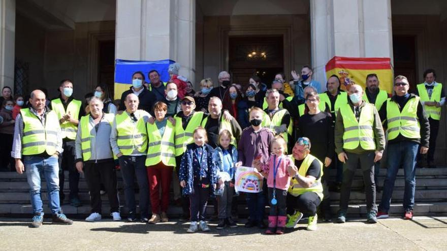 La caravana humanitaria llega a Tarazona con ilusión