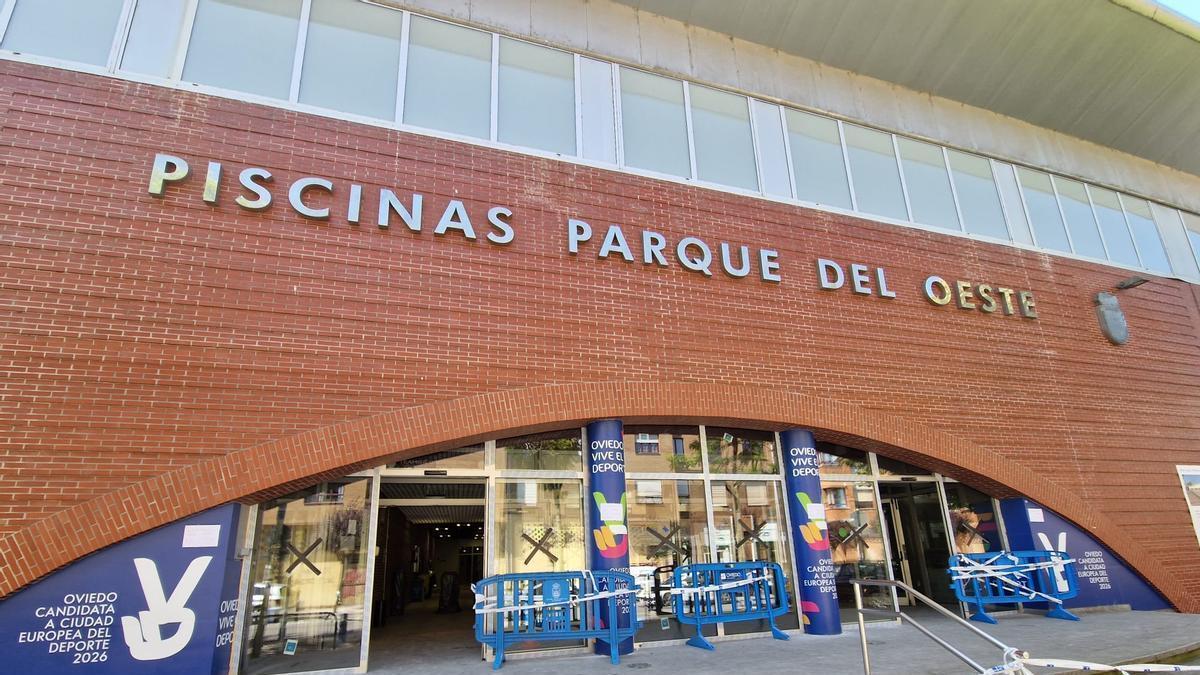 Las piscinas del parque del Oeste.