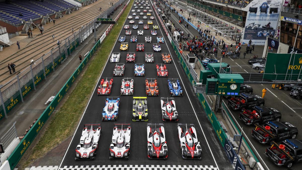 La parrilla de las 24 Horas de Le Mans.