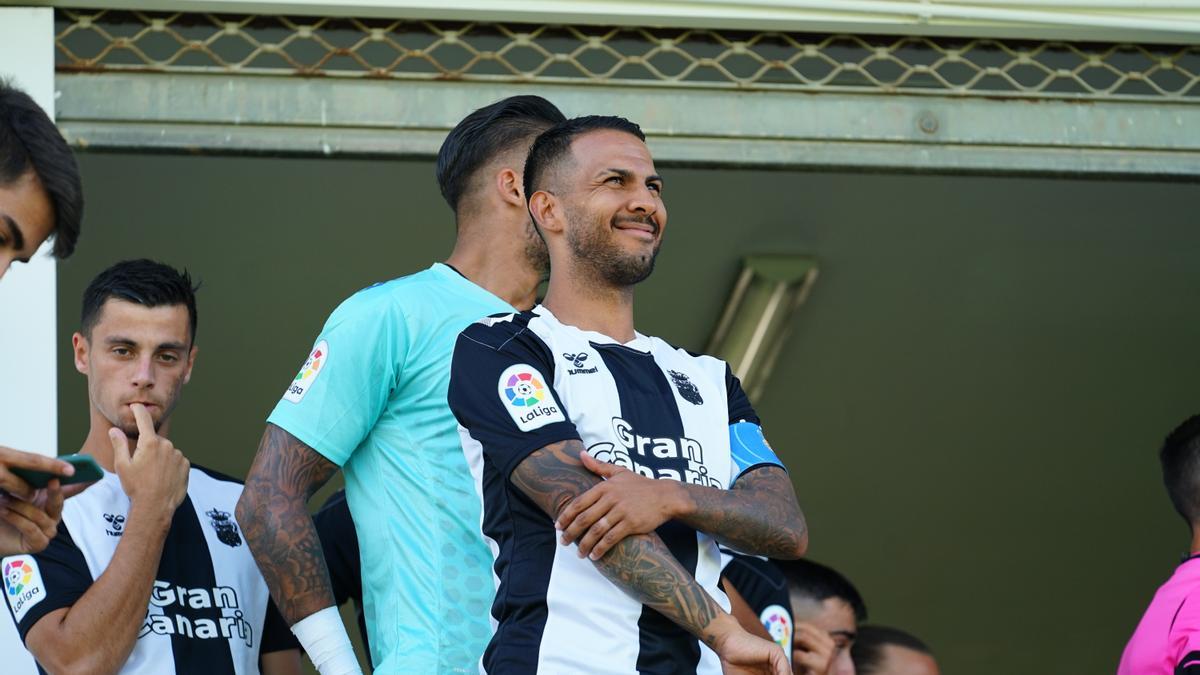 Viera, en esta pretemporada, durante uno de los amistosos en el Marbella Center.