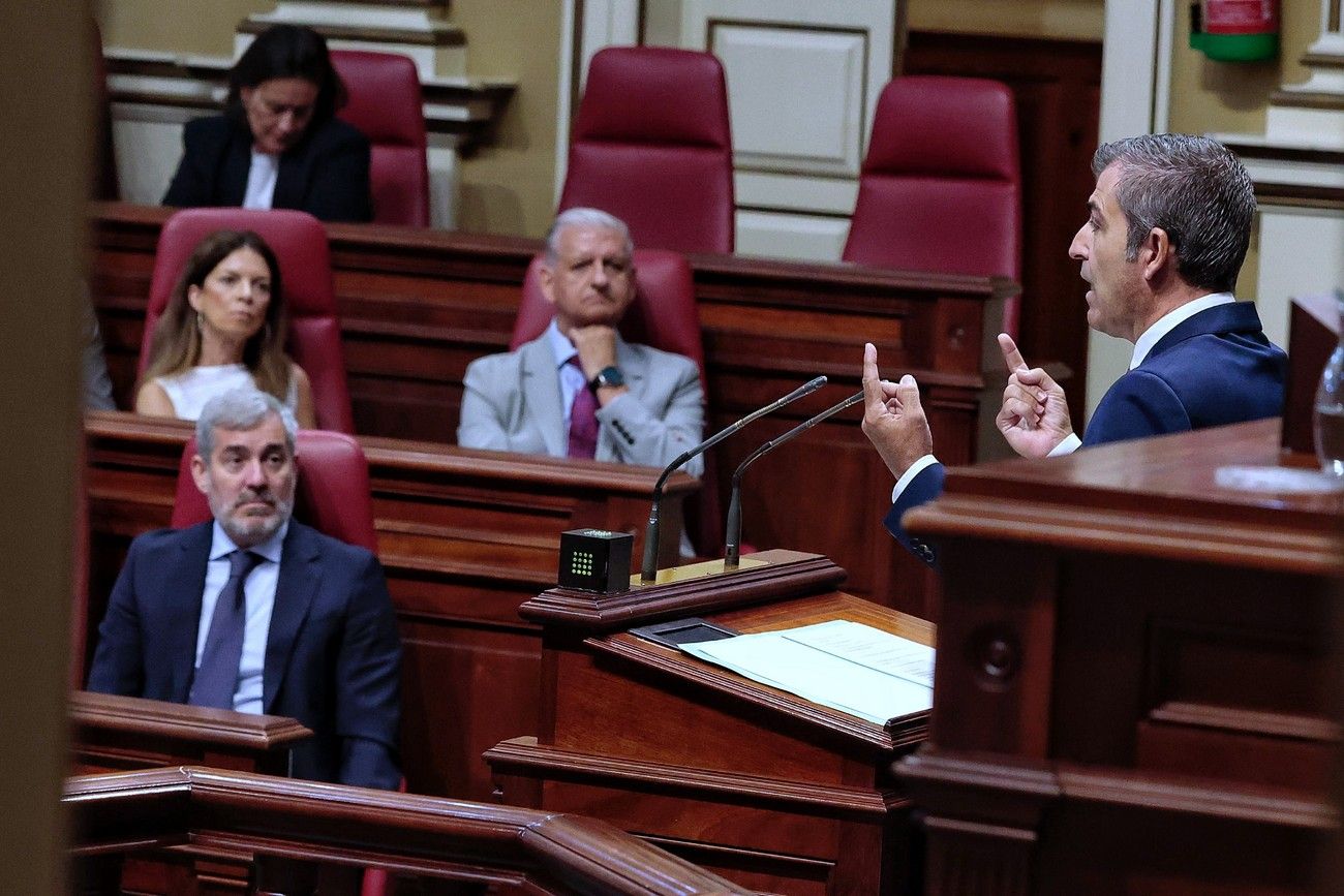 Segunda sesión del debate de investidura en el Parlamento de Canarias