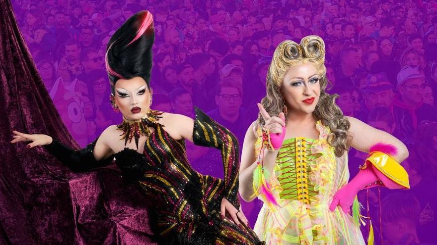 Las dos presentadoras de la gala.