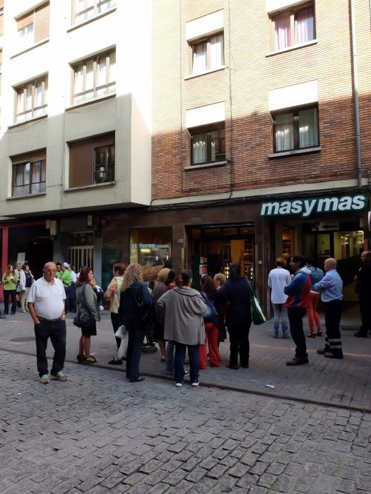 Desalojan un supermercado en Mieres al sufrir los clientes malestar