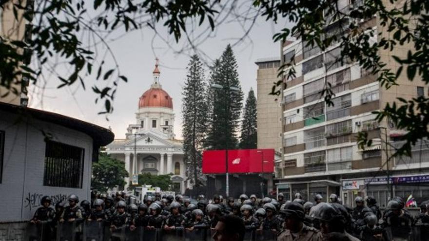 Marchas en Caracas bajo el lema &quot;por la paz y la justicia&quot;