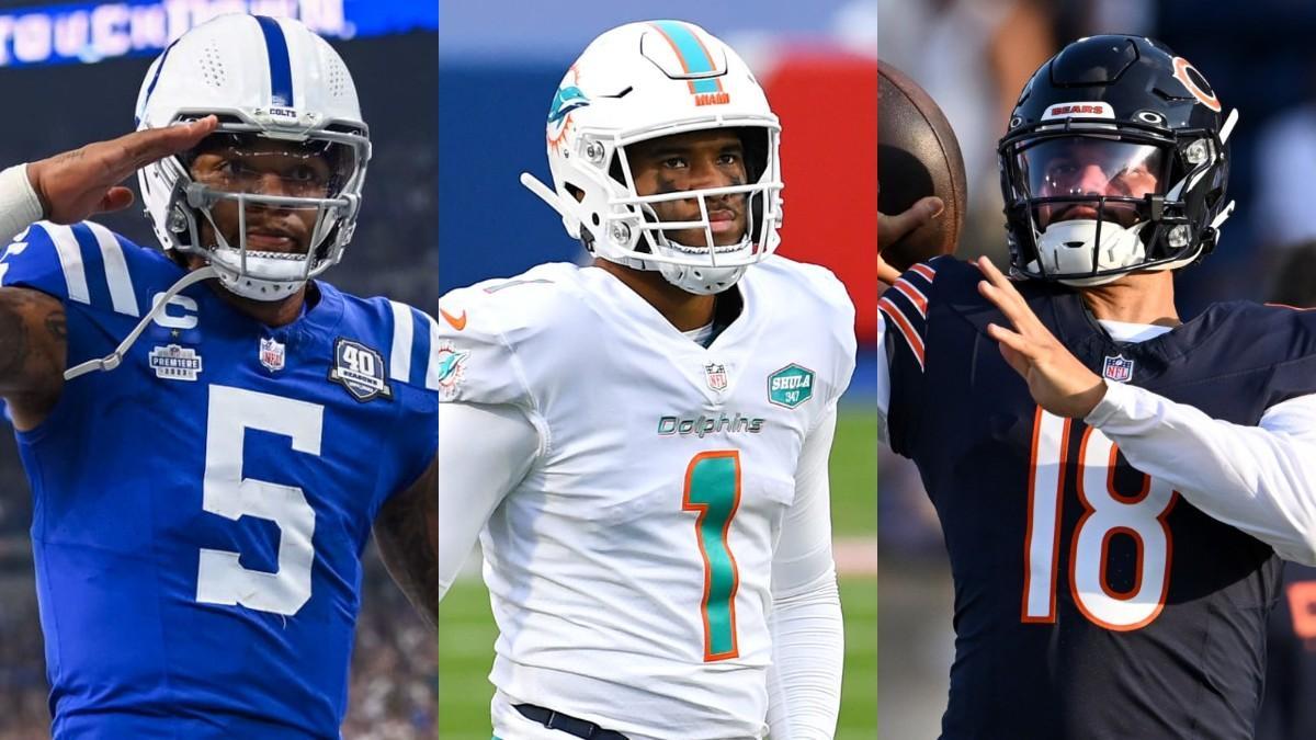 Richardson, Tagovailoa y Williams, tres quarterbacks sobre los que poner un ojo en 2025