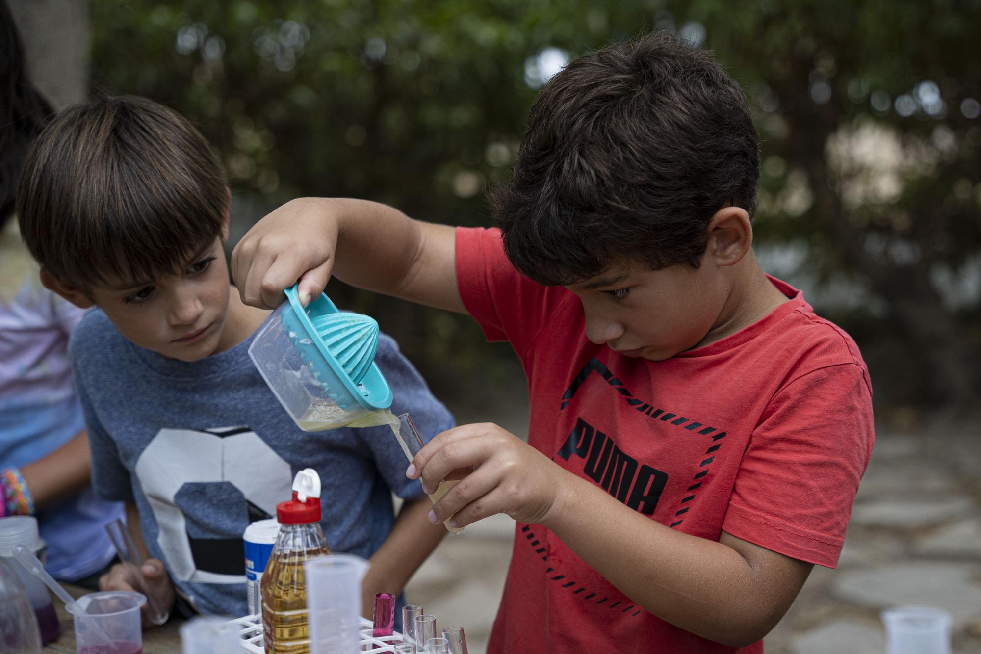 Taller de ciencia para niños en Sant Agustí