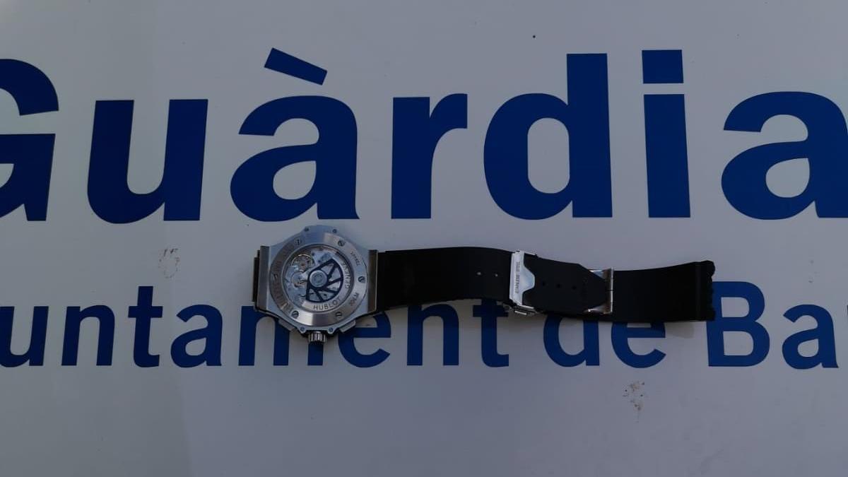 Recuperado un reloj de 18.000 euros robado a un turista en Barcelona