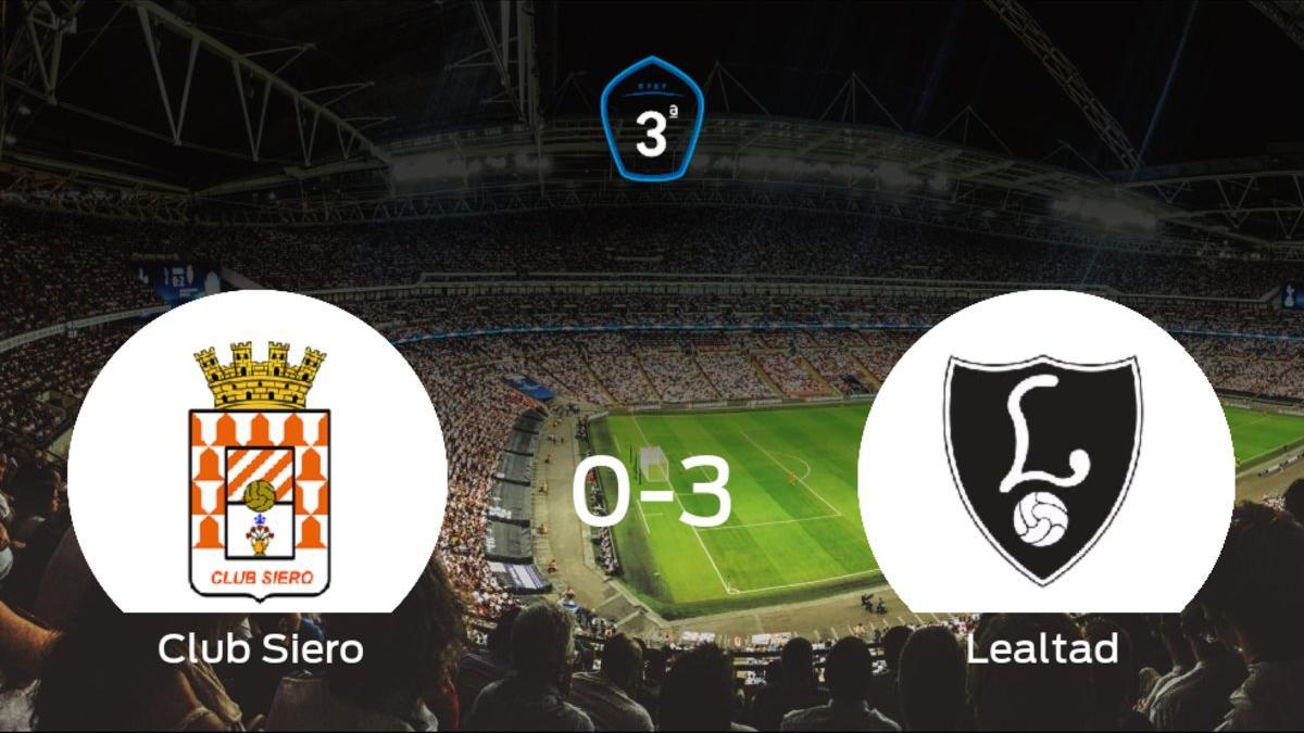 El Lealtad Villaviciosa se lleva los tres puntos a casa tras golear al Club Siero (0-3)