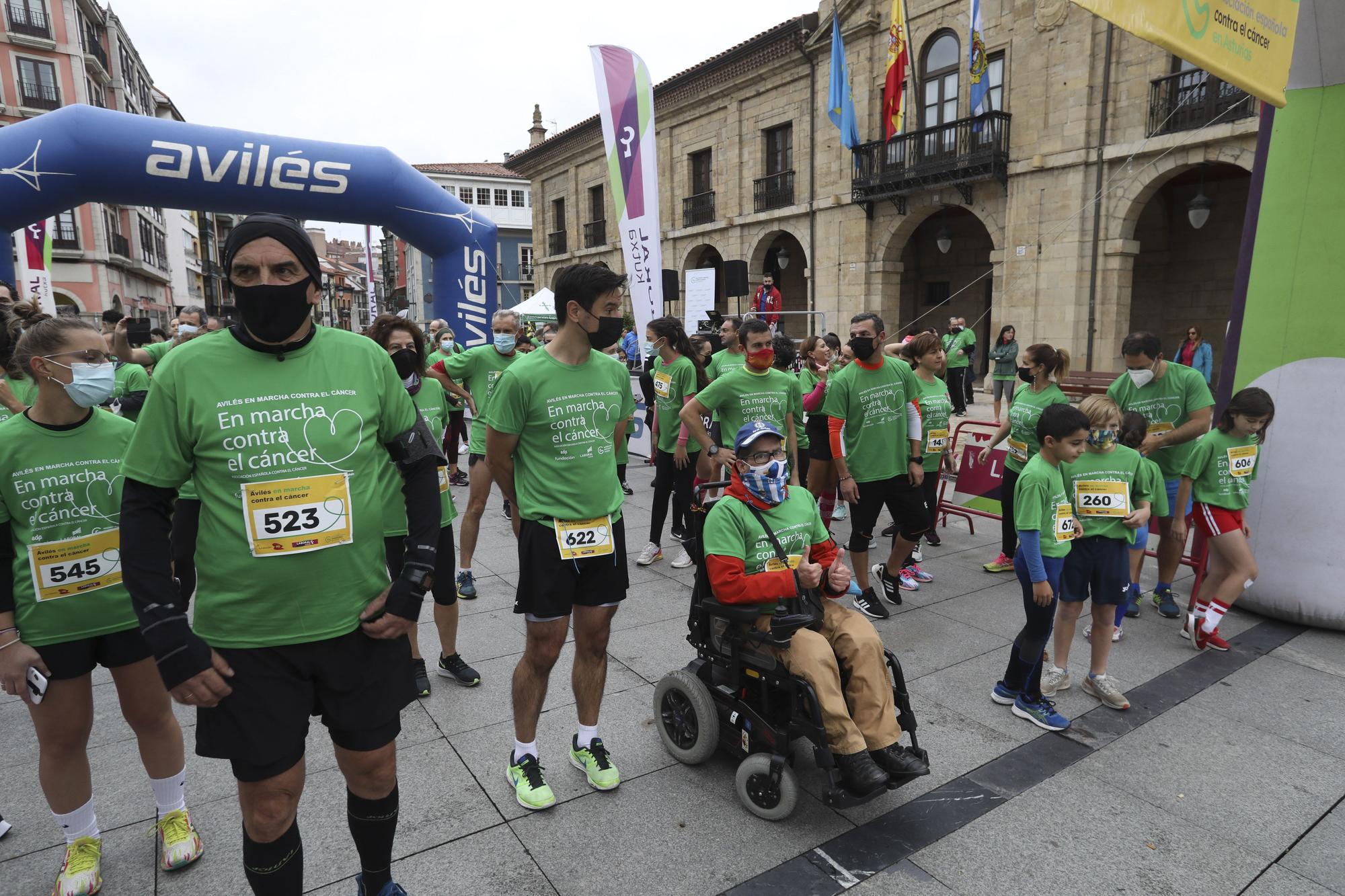 Marcha contra el cáncer de Avilés