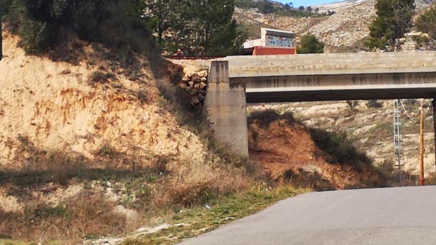 Imagen de los accesos al centro de Gormaget