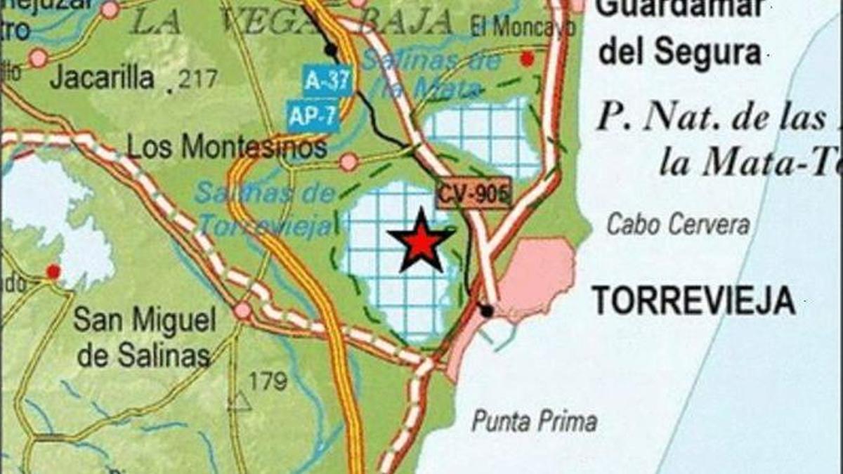 Torrevieja registra un terremoto de magnitud 1,4