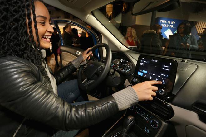 El interior del nuevo Fiesta renovado, EcoSport