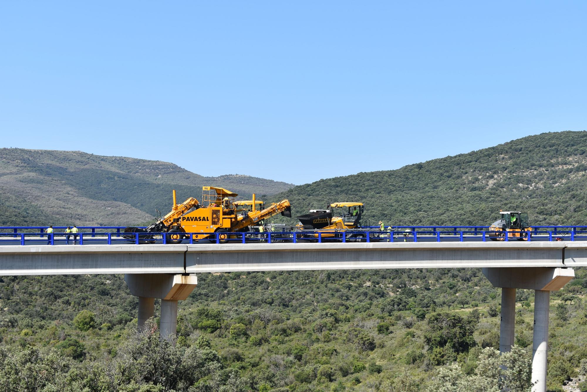 Última semana de obras en la nueva N-232 de Morella