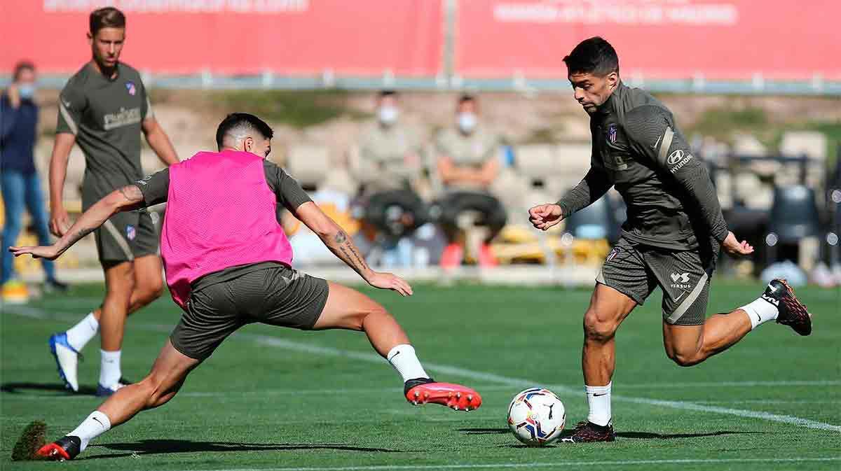 El entrenamiento de Suárez en el día después de su debut soñado con el Atlético