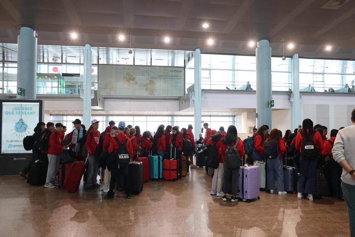 Alumnado que viajó al extranjero en 2025 para perfeccionar su inglés.