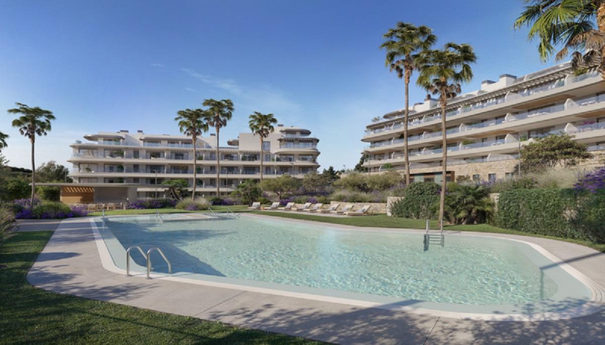 Una imagen recreada de The Kove, el residencial que Kronos Homes edificará en Mijas (Málaga).