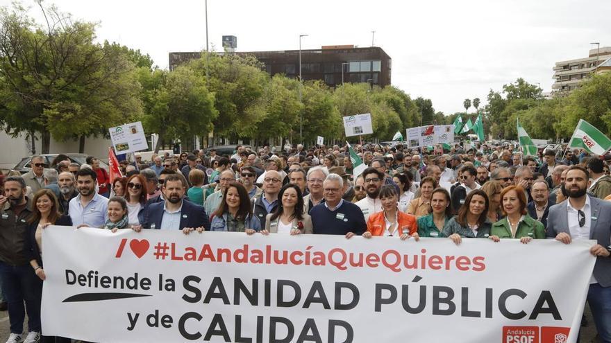 El Gobierno andaluz sobre las protestas sanitarias: 