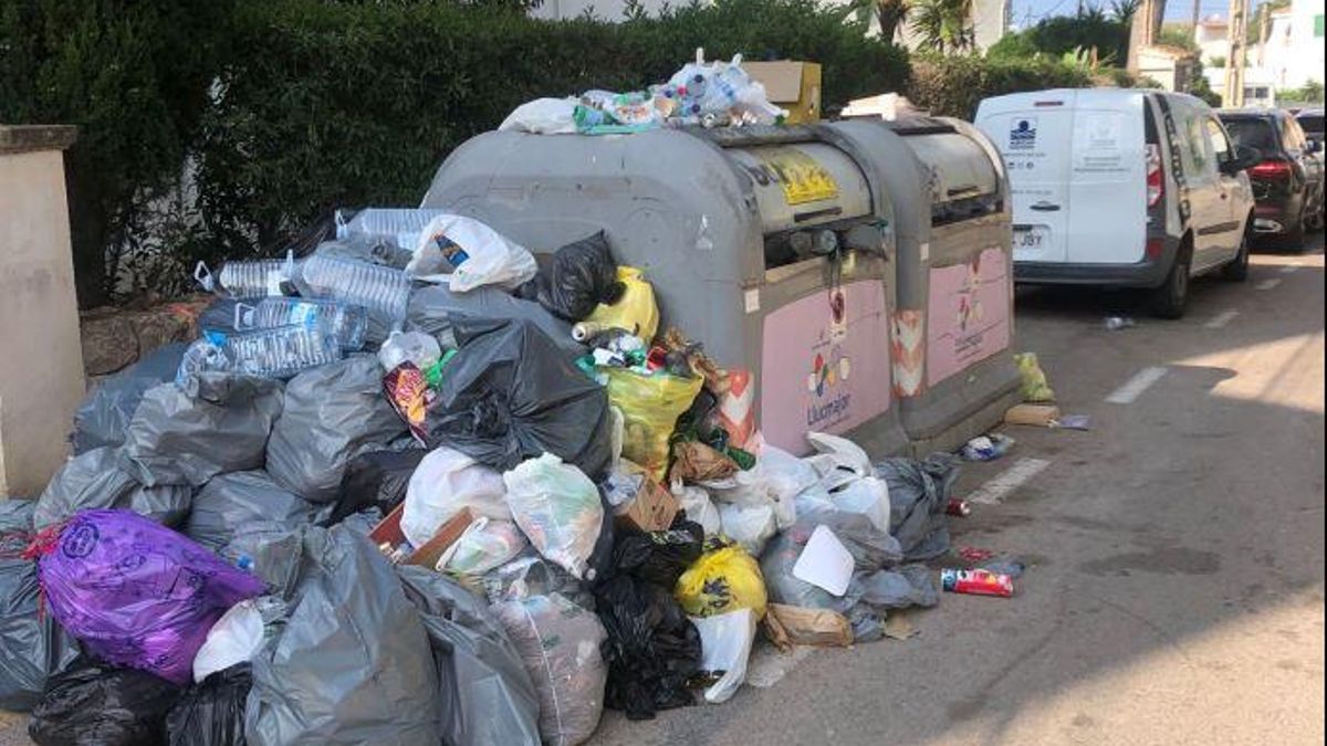 La situación es crítica en algunos puntos de las urbanizaciones de Llucmajor.
