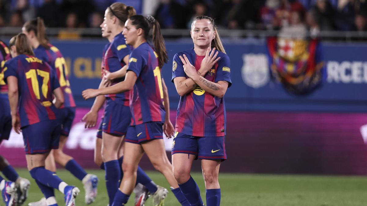 El Barça sigue arrollando en la Liga F y derriba al Eibar (4-0)