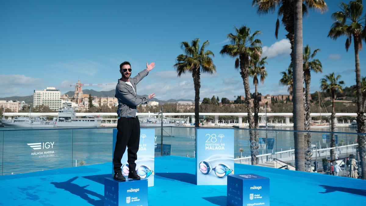 Dani Rovira durante el photocall de 'Playa de Lobos'