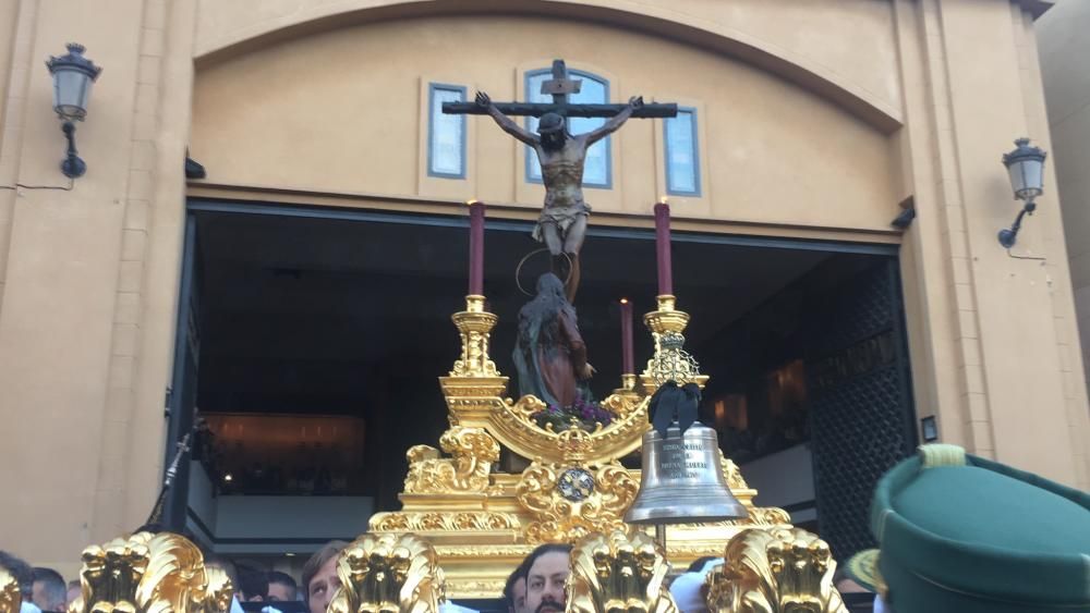 Las imágenes de la procesión del Cristo de la Buena Muerte, en el Jueves Santo de la Semana Santa de Málaga