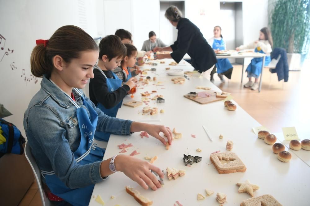 Taller infantil de cocina en Afundación