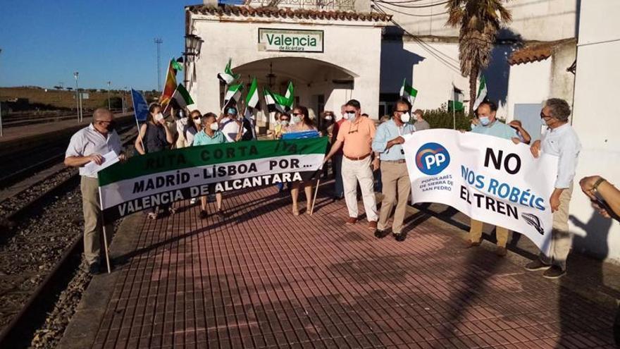 El PP reivindica el paso del tren por Valencia de Alcántara en el tramo Madrid-Lisboa