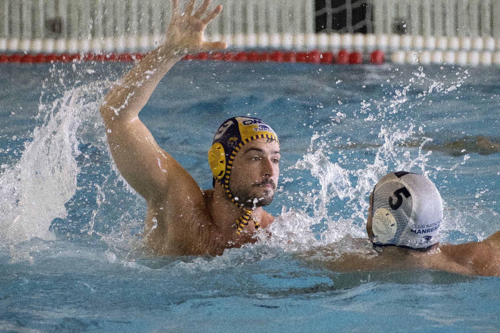 Imatges del partit de waterpolo CN Manresa-CWP Sant Adrià