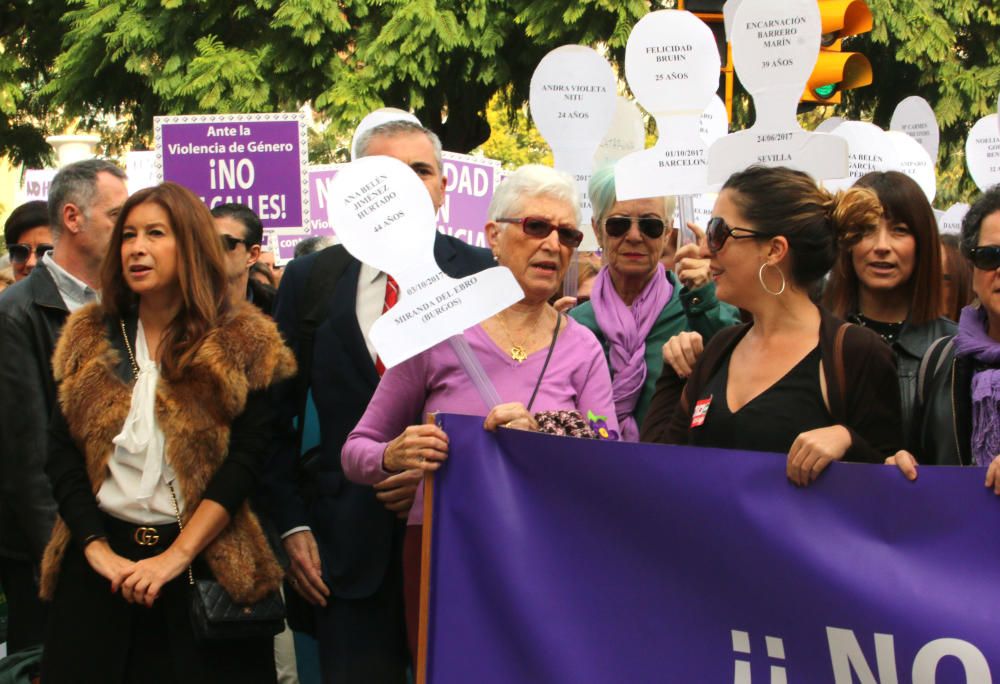 Manifestación en Málaga contra la Violencia contra las Mujeres