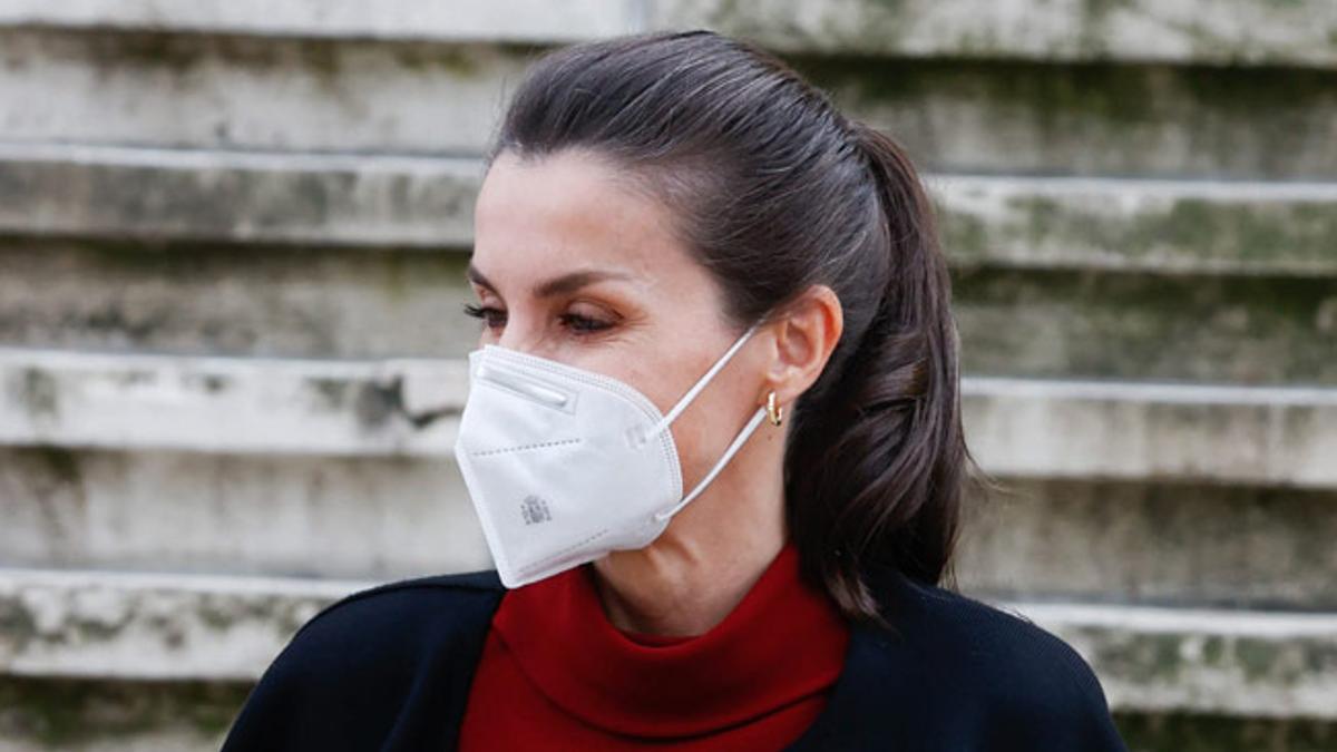 La reina Letizia visita la Biblioteca Nacional