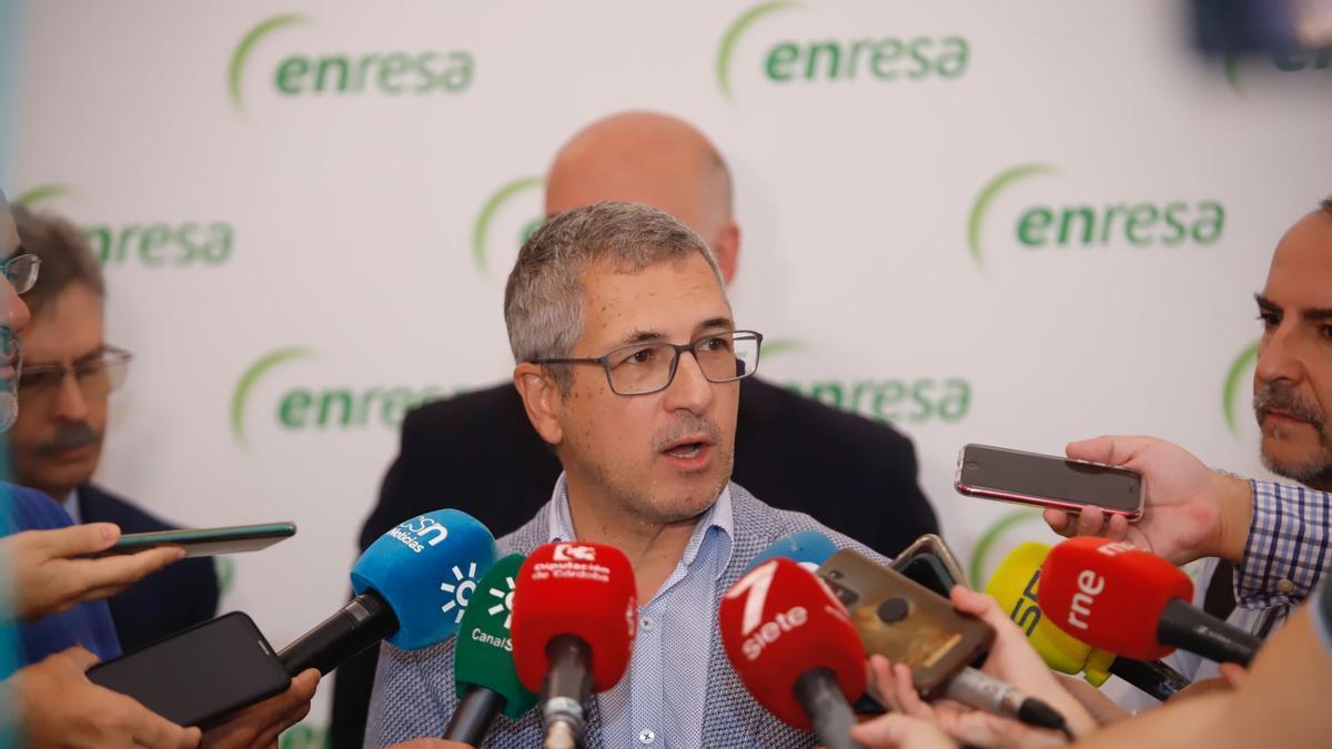El secretario de Estado de Medio Ambiente, Hugo Morán, este jueves en Córdoba.