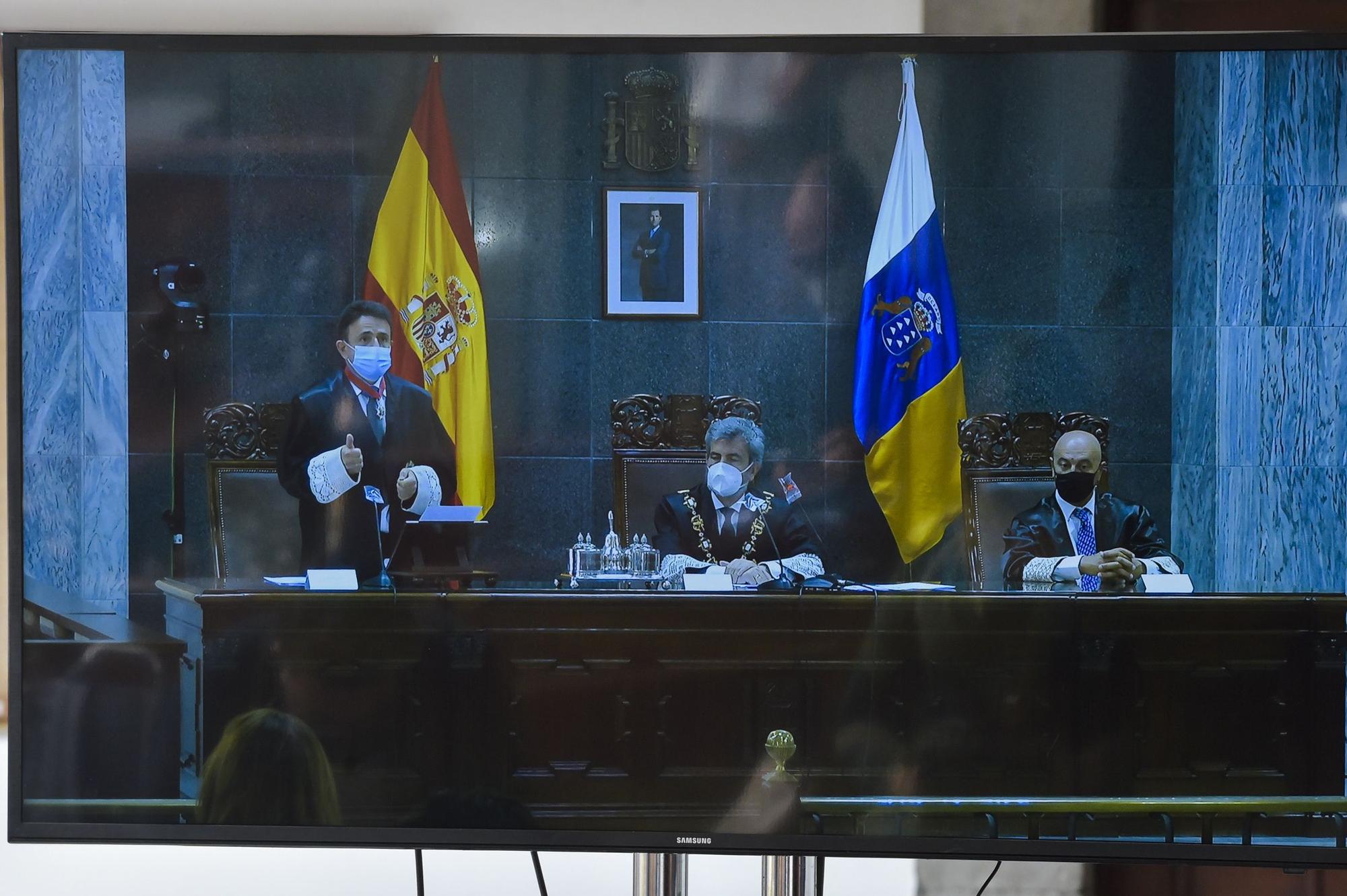 Toma de posesión del nuevo presidente del Tribunal Superior de Justicia de Canarias, Juan Luis Lorenzo Bragado