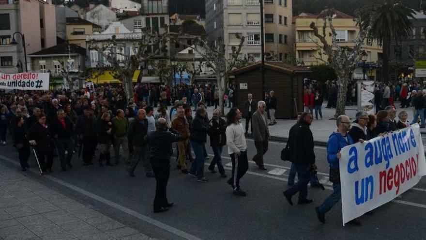 La firma del contrato de concesión del servicio integral del agua por el anterior gobierno local derivó en protestas ciudadanas. // Gonzalo Núñez