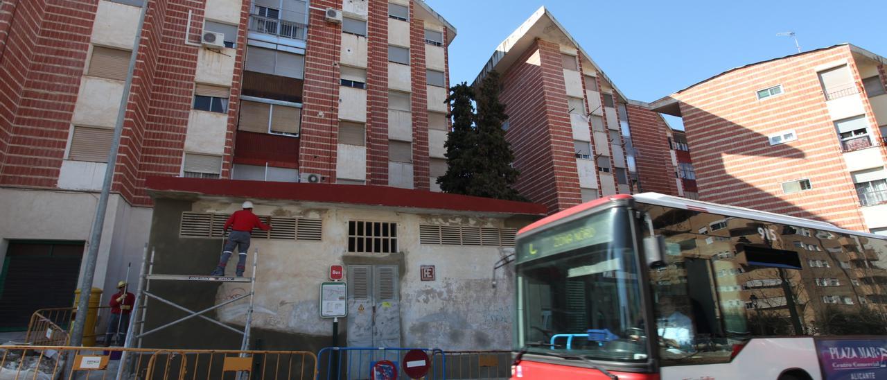 Viviendas del barrio de la Font Dolça de Alcoy.