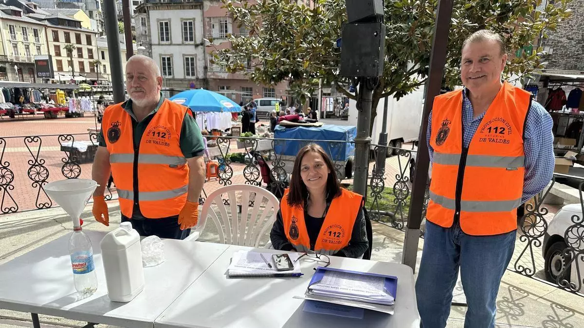 La lucha contra la avispa asiática continúa en Valdés: voluntarios entregan 178 trampas a 26 vecinos en quince días