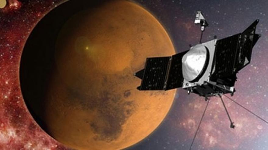 La sonda Maven entra en la órbita de Marte