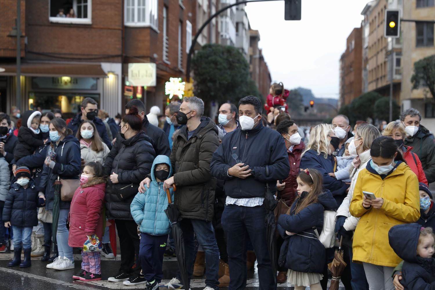 La cabalgata de los Reyes Magos en Gijón