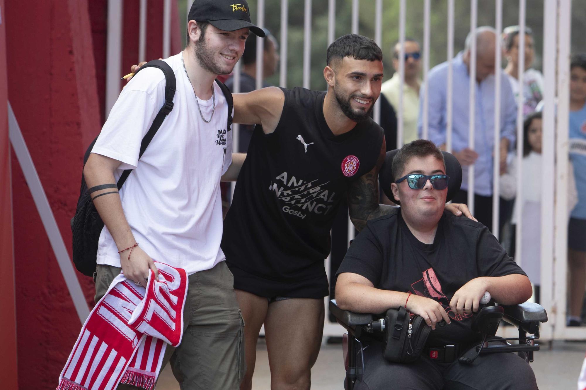 Entrenament obert del Girona FC a Montilivi per les Fires de Girona