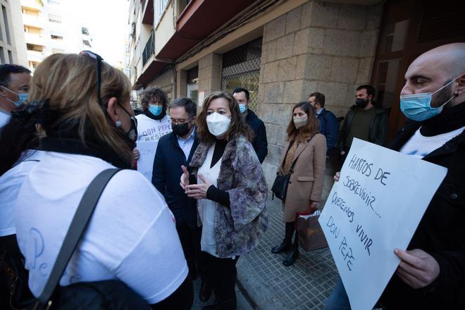 Visita de la presidenta del Govern, Francina Armengol, a Ibiza.