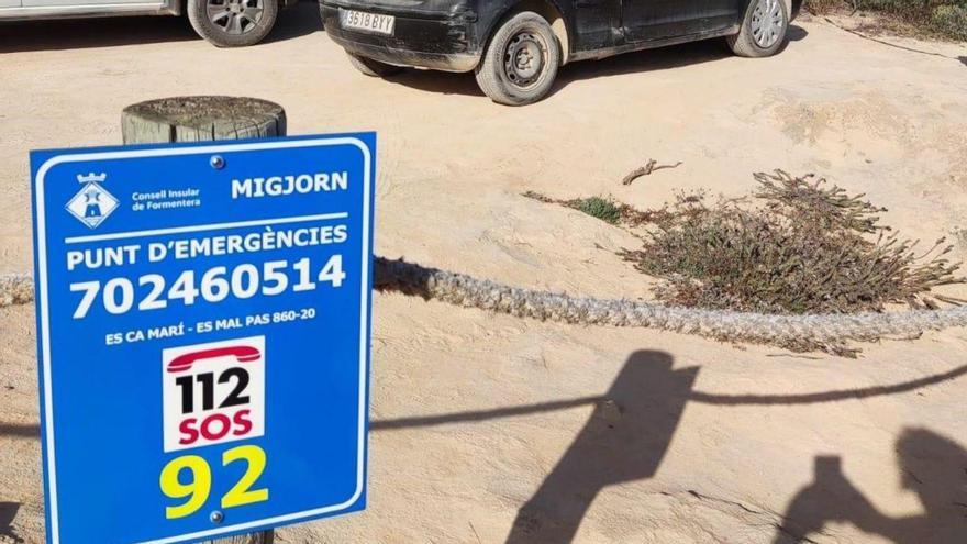 Cien nuevas señales de emergencia en las playas de Formentera