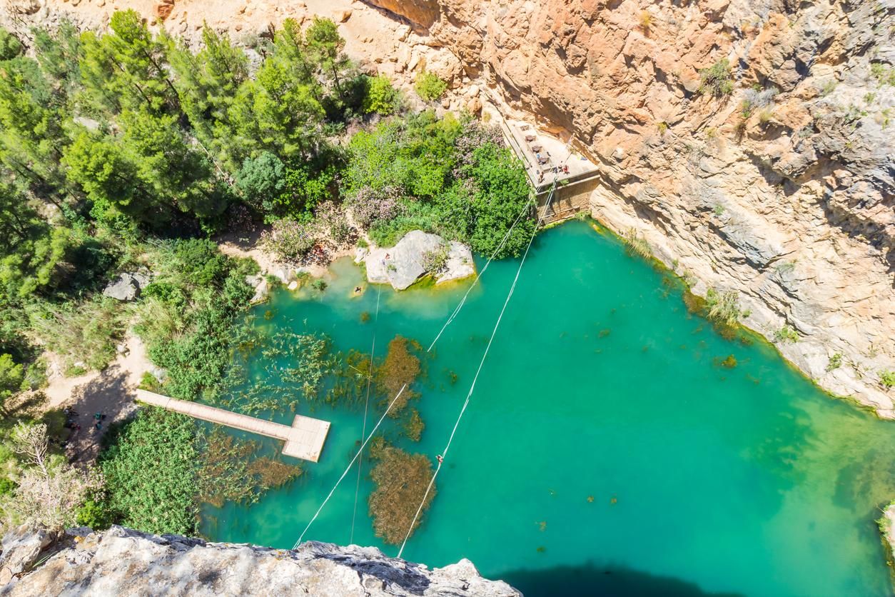 El Charco Azul de Chulilla en Valencia