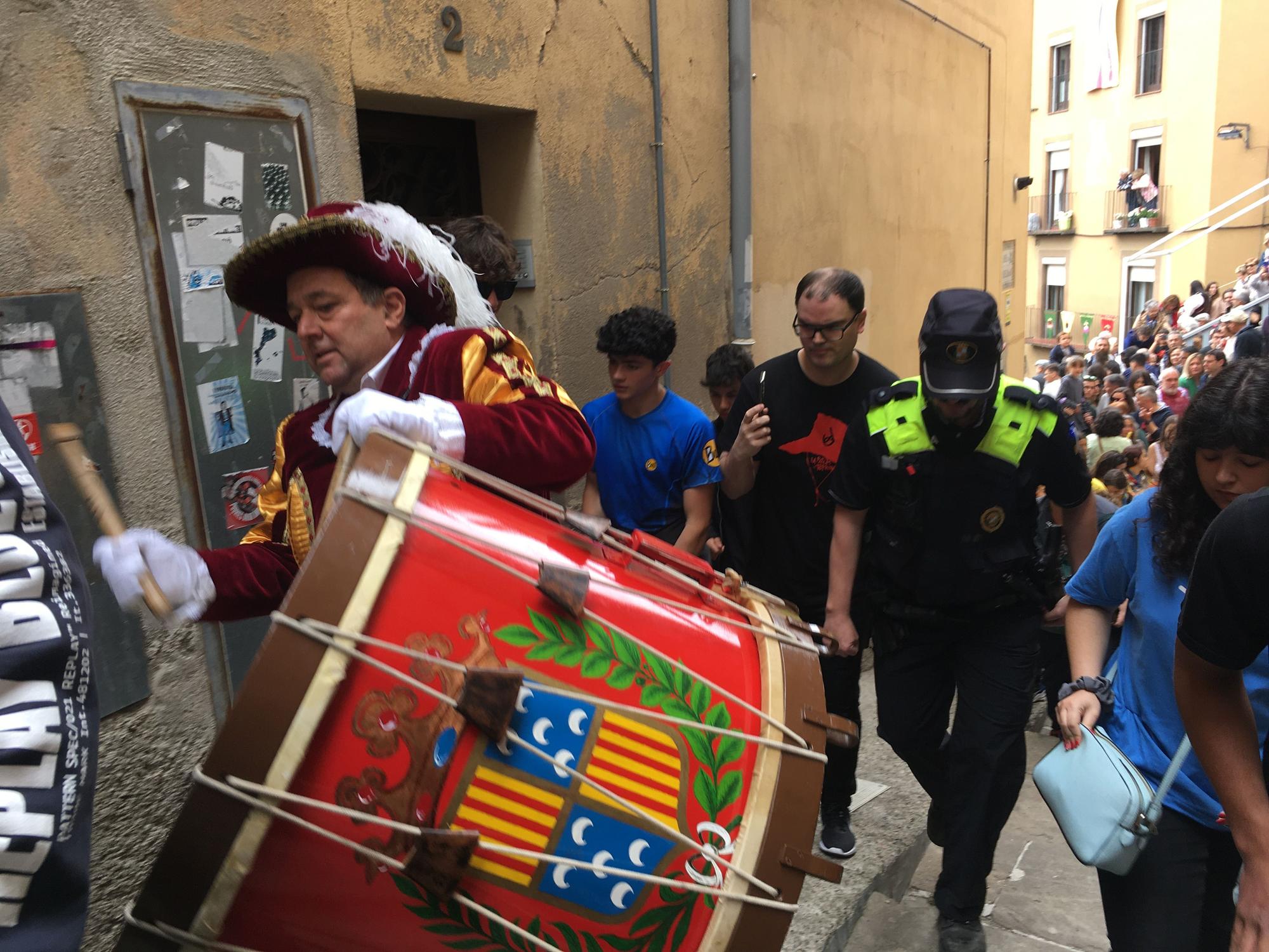 El Tabal obre una Patum que suma la discapacitat a la plaça Sant Pere