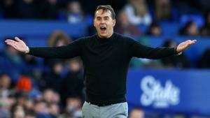 Archivo - Julen Lopetegui, durante un partido con el Wolverhampton Wanderers.