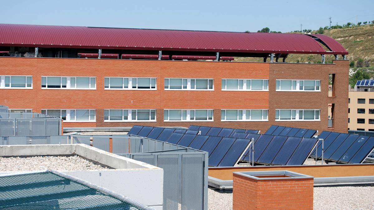 El parc fotovoltaic de l'Hospital d'Igualada que ha costat 750.000 euros