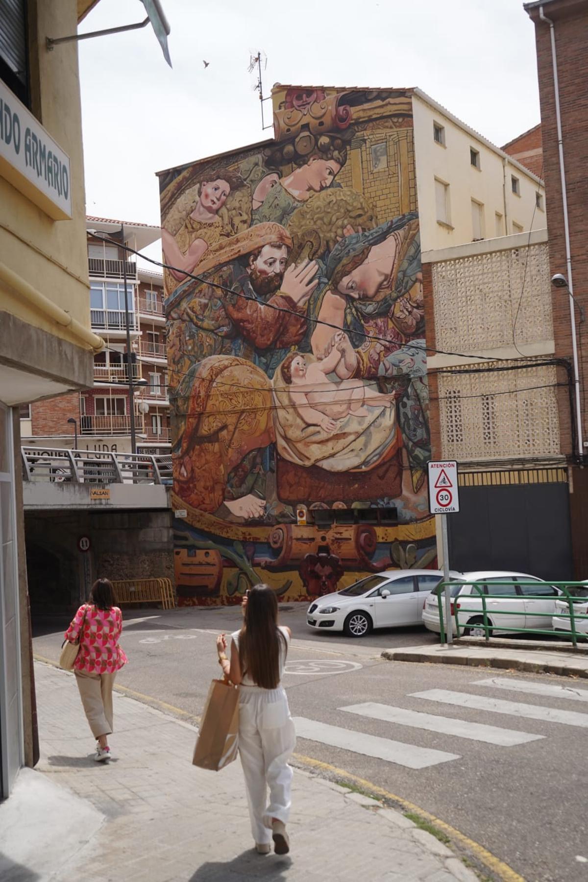 Nuevo mural de Carlos Adeva en Zamora